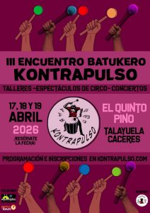 Cartel del III Encuentro Batukero Kontrapulso
